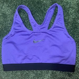 Nike purple sports bra